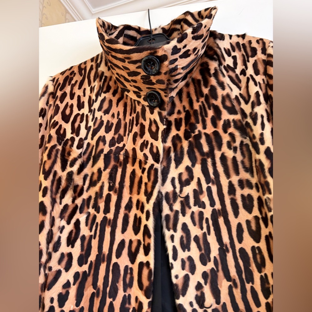 BYTE by TESO leopard coat jacket blazer - Picture 2 of 6